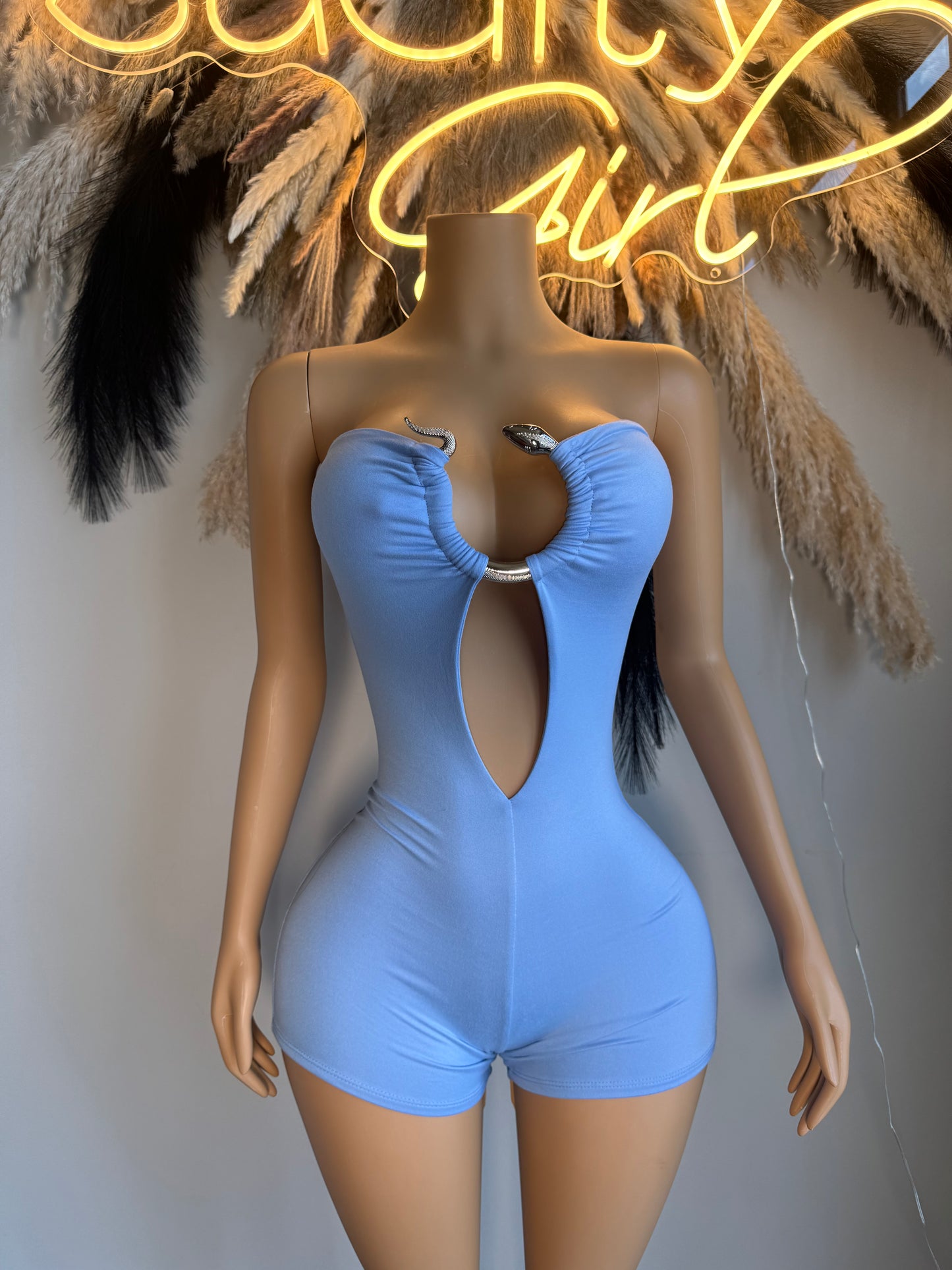 Azure Temptation Romper