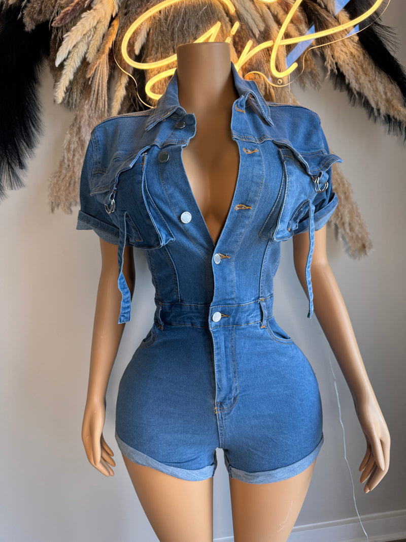 Denim Girl Romper Style 2